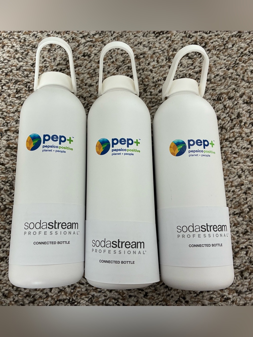 3 NEW Sodastream Professional Connected Water Bottles Water bottle